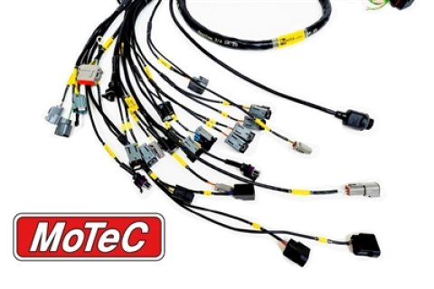 Rywire Honda K-Series (w/Motec M130 ECU) Engine Harness w/Chassis Specific Adapter (1x rywRY-B-SUB-DA-EARLY, 1x rywRY-K2-MOTEC-M130)