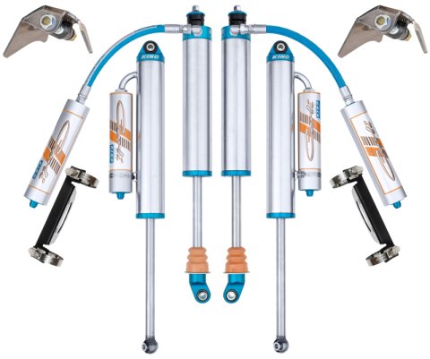 Carli Dominator 3.0 Shock Package - 4.5/5.5in Lift - 2017-23 Ford F250/F350 (1x cliCS-FRSM-1723, 1x cliCS-FRM-25, 1x cliAS-FD30SPKG-45-1723)