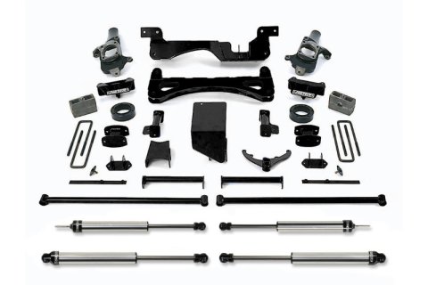 Fabtech 01-10 GM C/K2500HD 6in Perf Sys w/Dlss Shks (1x fabFTS21008BK, 1x fabFTS21009BK, 2x fabFTS810172, 2x fabFTS810182)