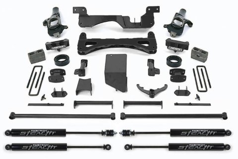 Fabtech 01-10 GM C/K2500HD 6in Perf Sys w/Stealth (1x fabFTS21008BK, 1x fabFTS21009BK, 2x fabFTS6064, 2x fabFTS6191)