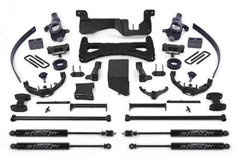 Fabtech 01-06 GM C/K2500HD 8in Perf Sys w/Stealth (1x fabFTS21011BK, 1x fabFTS21012BK, 1x fabFTS21013BK, 2x fabFTS6063, 2x fabFTS6192)
