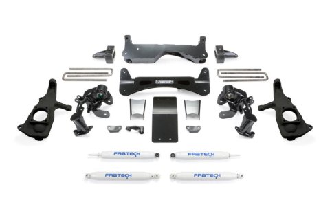 Fabtech 11-19 GM 3500HD 2WD/4WD 6in Rts Sys w/Perf Shks (1x fabFTS21092, 1x fabFTS21093, 1x fabFTS21097, 2x fabFTS7333, 2x fabFTS7338)