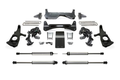 Fabtech 11-19 GM 3500HD 2WD/4WD 6in Rts Sys w/Dlss Shks (1x fabFTS21092, 1x fabFTS21093, 1x fabFTS21097, 2x fabFTS810882, 2x fabFTS810892)