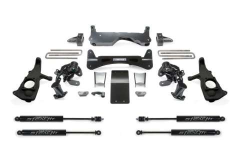 Fabtech 11-19 GM 3500HD 2WD/4WD 6in Rts Sys w/Stealth (1x fabFTS21092, 1x fabFTS21093, 1x fabFTS21097, 2x fabFTS6064, 2x fabFTS6338)