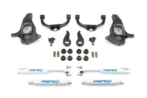 Fabtech 11-19 GM C/K2500HD/3500HD 4in Ultimate System w/Perf. Shocks (1x fabFTS21108)