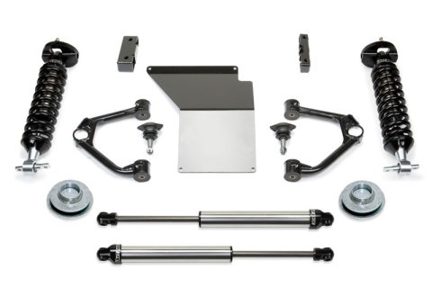 Fabtech 07-14 GM C/K1500 SUV 2WD/4WD 4in Budget UCA System w/DL 2.5 Coilovers & Rear DL Shocks (1x fabFTS21201)