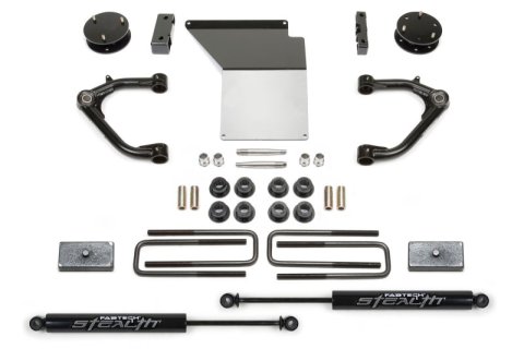 Fabtech 07-18 GM K1500 4in Uniball UCA System w/Rear Stealth Shocks (1x fabFTS21189)