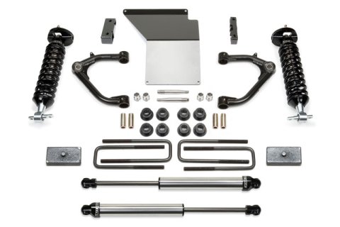 Fabtech 07-18 GM K1500 w/OE Forged UCA 3.5in UCA System w/DL 2.5 Coilovers & Rear DL Shocks (1x fabFTS21204)