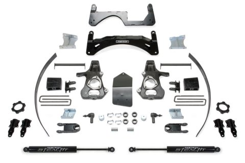 Fabtech 14-18 GM C/K1500 P/U w/oE Forg Stl UCA 6in Basic Sys w/Stealth (1x fabFTS21137, 1x fabFTS21138, 1x fabFTS21140, 2x fabFTS6240)