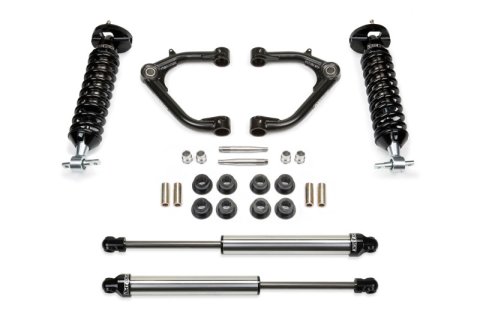 Fabtech 14-18 GM C/K1500 P/U w/oE Alm Or Stmp Stl UCA 2in UCA Kit w/Dl 2.5 & 2.25 (1x fabFTS21146, 1x fabFTS21203, 2x fabFTS810322)