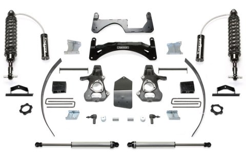 Fabtech 14-18 GM C/K1500 P/U w/oE Forg Stl UCA 6in Basic Sys w/Dl 2.5 & 2.25 (1x fabFTS21137, 1x fabFTS21140, 1x fabFTS21177, 2x fabFTS810562)