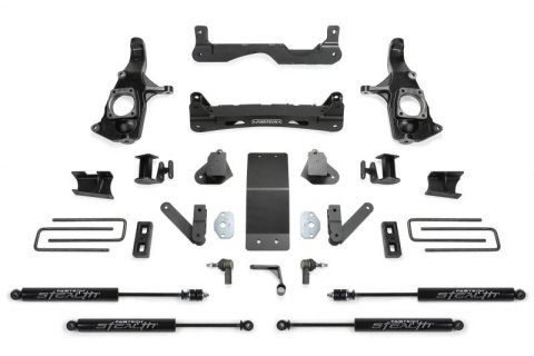 Fabtech 11-19 GM 2500HD 2WD/4WD 4in Basic Sys w/Stealth Shks (1x fabFTS21230, 1x fabFTS21231, 1x fabFTS21232, 2x fabFTS6019, 2x fabFTS6338)