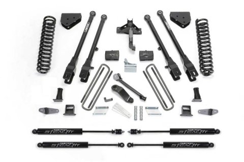 Fabtech 08-10 Ford F450/550 4WD 6in 4Link Sys w/Coils & Stealth (Bundled Kit)