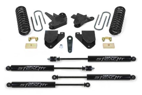 Fabtech 08-10 Ford F250 2WD V10 & Diesel 6in Basic Sys w/Stealth (1x fabFTS22057, 1x fabFTS22121BK, 1x fabFTS22122BK, 2x fabFTS6064, 2x fabFTS6191)