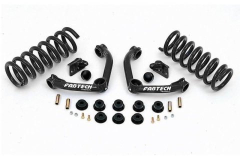Fabtech 2.5in Perf Sys w/Perf Shks 98-08 Ford Ranger 2WD Coil Spring Front Susp w/4Cyl&3.0L (Bundled Kit)
