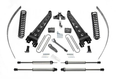 Fabtech 08-16 Ford F250 4WD w/Factory Overload 8in Rad Arm Sys w/Coils & Dlss Shks (Bundled Kit)
