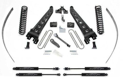 Fabtech 08-16 Ford F250 4WD w/Factory Overload 8in Rad Arm Sys w/Coils & Stealth (Bundled Kit)