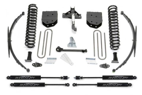 Fabtech 08-16 Ford F250/350 4WD 8in Basic Sys w/Stealth & Rr Lf Sprngs (Bundled Kit)
