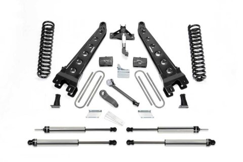 Fabtech 08-16 Ford F350/450 4WD 8 Lug 6in Rad Arm Sys w/Coils & Dlss Shks (Bundled Kit)