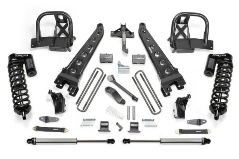 Fabtech 11-16 Ford F350/450 4WD 8 Lug 6in Rad Arm Sys w/Dlss 4.0 C/O& Rr Dlss (Bundled Kit)