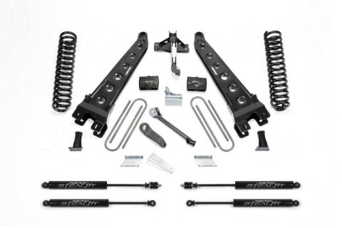 Fabtech 11-13 Ford F450/550 4WD 10 Lug 6in Rad Arm Sys w/Coils & Stealth (Bundled Kit)