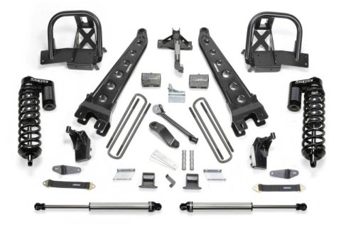 Fabtech 11-13 Ford F450/550 4WD 10 Lug 6in Rad Arm Sys w/Dlss 4.0 C/O& Rr Dlss (Bundled Kit)