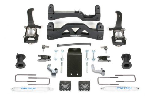 Fabtech 09-13 Ford F150 4WD 6in Basic Sys Gen II w/Perf Shks (1x fabFTS22172, 1x fabFTS22173, 2x fabFTS7266)