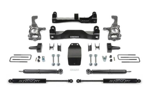Fabtech 2014 Ford F150 4WD 4in Basic Sys w/Rr Stealth (1x fabFTS22155, 1x fabFTS22206, 2x fabFTS6063)