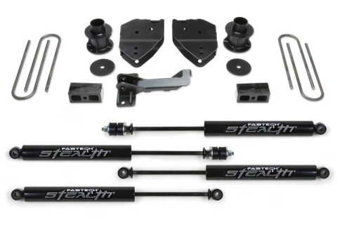 Fabtech 17-21 Ford F250/F350 4WD 4in Budget Sys w/Stealth (1x fabFTS22212, 2x fabFTS6063, 2x fabFTS6236)