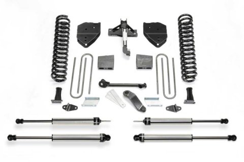 Fabtech 17-21 Ford F250/F350 4WD Diesel 4in Basic Sys w/Dlss Shks (1x fabFTS22207, 1x fabFTS22213, 1x fabFTS22214, 2x fabFTS810052, 2x fabFTS810962)