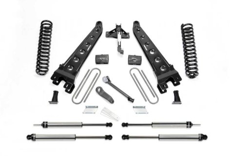 Fabtech 17-21 Ford F250/F350 4WD Diesel 4in Rad Arm Sys w/Coils & Dlss Shks (Bundled Kit)
