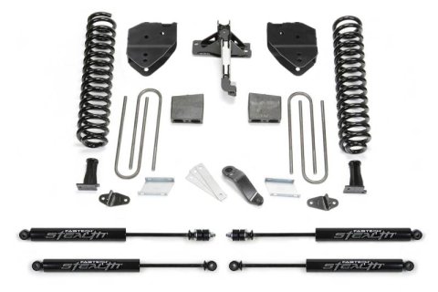 Fabtech 17-21 Ford F250/F350 4WD Diesel 6in Basic Sys w/Stealth (1x fabFTS22024BK, 1x fabFTS22218, 1x fabFTS22219, 2x fabFTS6063, 2x fabFTS6188)