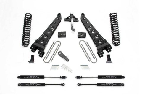 Fabtech 17-21 Ford F250/F350 4WD Diesel 6in Rad Arm Sys w/Coils & Stealth (Bundled Kit)