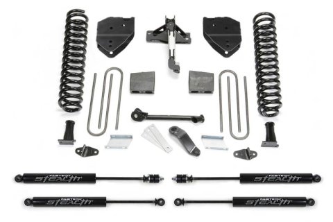 Fabtech 17-21 Ford F250/F350 4WD Gas 4in Basic Sys w/Stealth (1x fabFTS22213, 1x fabFTS22214, 1x fabFTS22249, 2x fabFTS6063, 2x fabFTS6236)