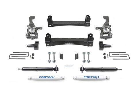 Fabtech 15-20 Ford F150 2WD 4in Basic Sys w/Rr Perf Shks (1x fabFTS22258, 1x fabFTS22259, 2x fabFTS7266)