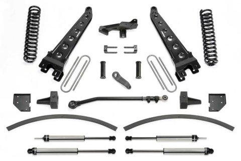 Fabtech 17-21 Ford F250/F350 4WD Diesel 8in Rad Arm Sys w/Coils & Dlss Shks (Bundled Kit)