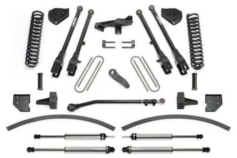 Fabtech 17-21 Ford F250/F350 4WD Diesel 8in 4Link Sys w/Coils & Dlss Shks (Bundled Kit)