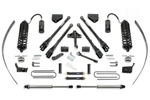 Fabtech 11-16 Ford F250 4WD w/Factory Overload 8in 4Link Sys w/4.0 R/R & 2.25 (Bundled Kit)