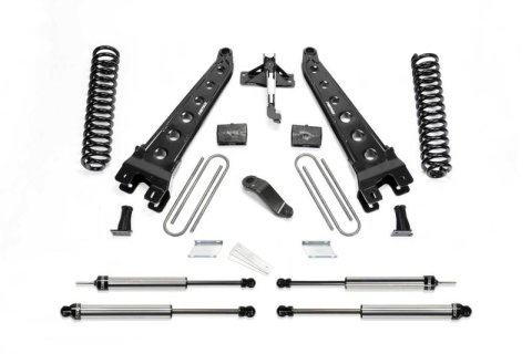 Fabtech 17 Ford F450/F550 4WD Diesel 6in Rad Arm Sys w/Coils & Dl Shks (Bundled Kit)