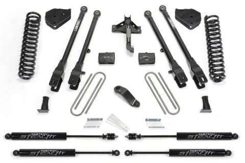 Fabtech 17 Ford F450/F550 4WD Diesel 6in 4Link Sys w/Coils & Stealth (Bundled Kit)