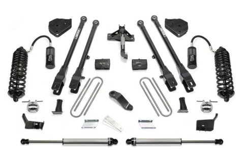 Fabtech 18 Ford F450/F550 4WD Diesel 6in 4Link Sys w/4.0 & 2.25 Dl (Bundled Kit)