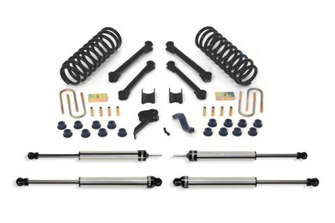 Fabtech 03-08 Dodge 2500/3500 4WD Diesel Only 4.5in Perf Sys w/Dlss Shks (1x fabFTS23006BK, 1x fabFTS43000BK, 2x fabFTS810362, 2x fabFTS810402)