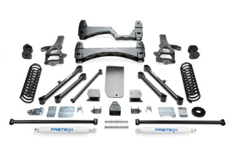 Fabtech 09-11 Dodge 1500 4WD 6in Basic Sys w/Perf Shks (1x fabFTS23009BK, 1x fabFTS23027, 1x fabFTS23028, 2x fabFTS7333)