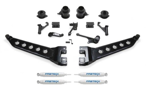 Fabtech 14-18 Ram 2500 4WD 5in Radius Arm System w/Coil Spacers & Perf. Shocks (1x fabFTS23055)