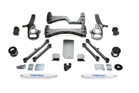 Fabtech 19-21 Ram 1500 4WD 6in Basic Sys w/Perf Shks (Exc. Rebel & TRX) (1x fabFTS23038, 1x fabFTS23200, 1x fabFTS23201, 2x fabFTS7348)
