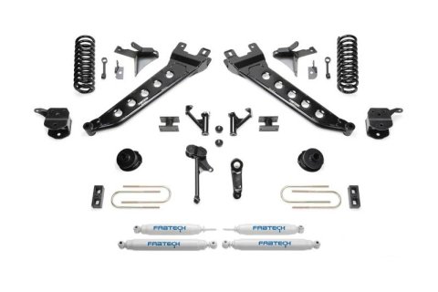 Fabtech 13-18 Ram 3500 4WD 7in Radius Arm Kit w/Perf Shks (1x fabFTS23104, 1x fabFTS23168)