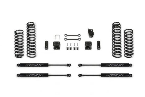 Fabtech 07-18 Jeep JK 4WD 4-Door 3in Sport System w/Stealth Shocks (1x fabFTS24104)