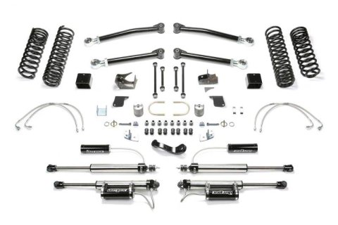 Fabtech 07-18 Jeep JK 4-Door 5in Trail Lt w/Dlss Resi (1x fabFTS24128, 1x fabFTS24131, 1x fabFTS24154, 2x fabFTS800222, 2x fabFTS801102)
