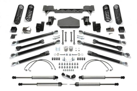 Fabtech 07-18 Jeep JK 2-Door 5in Crawler Lt w/Dlss Shks (Bundled Kit)