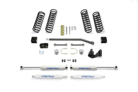 Fabtech 07-18 Jeep JK 2-Door 3in Sport Ii w/Perf Shocks (1x fabFTS24129, 1x fabFTS24161, 1x fabFTS24178, 2x fabFTS7236, 2x fabFTS7265)